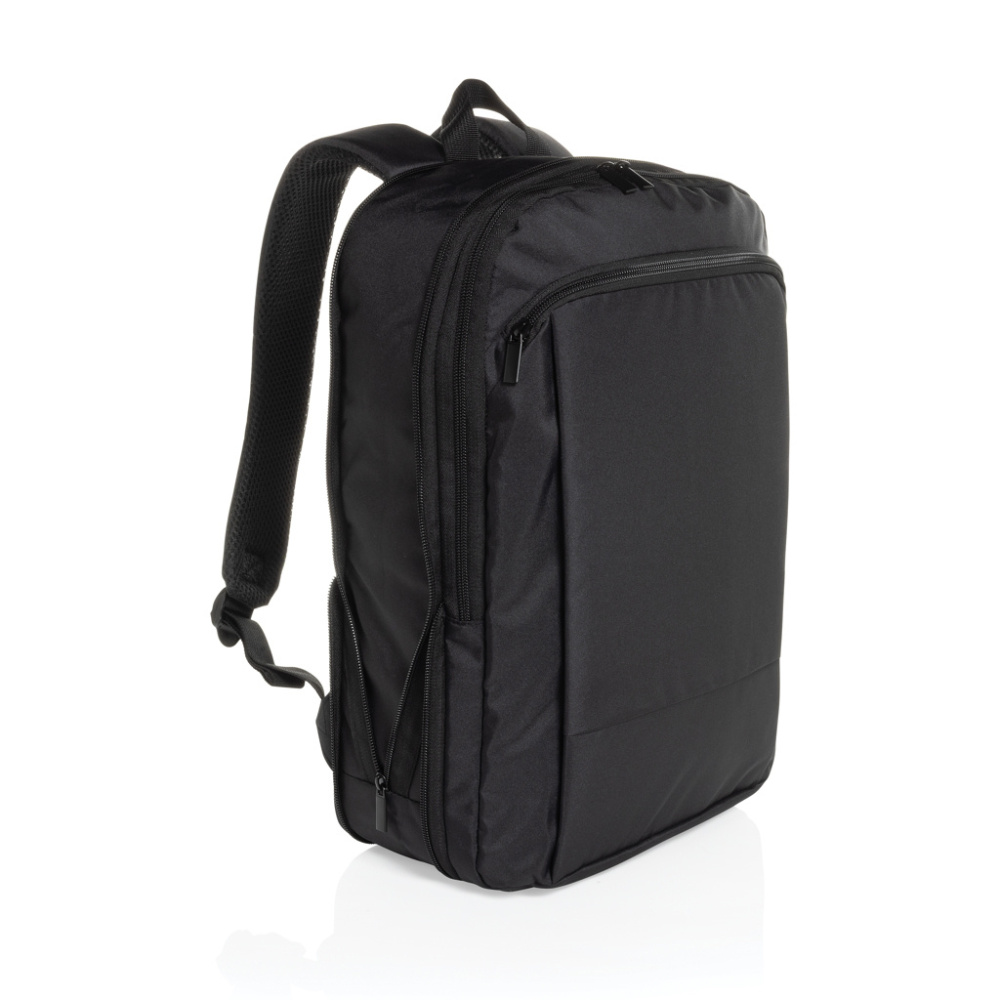Logo trade promotional product photo of: Flexpack Aware™ RPET Expandable Slim 15.6" Laptop Backpack
