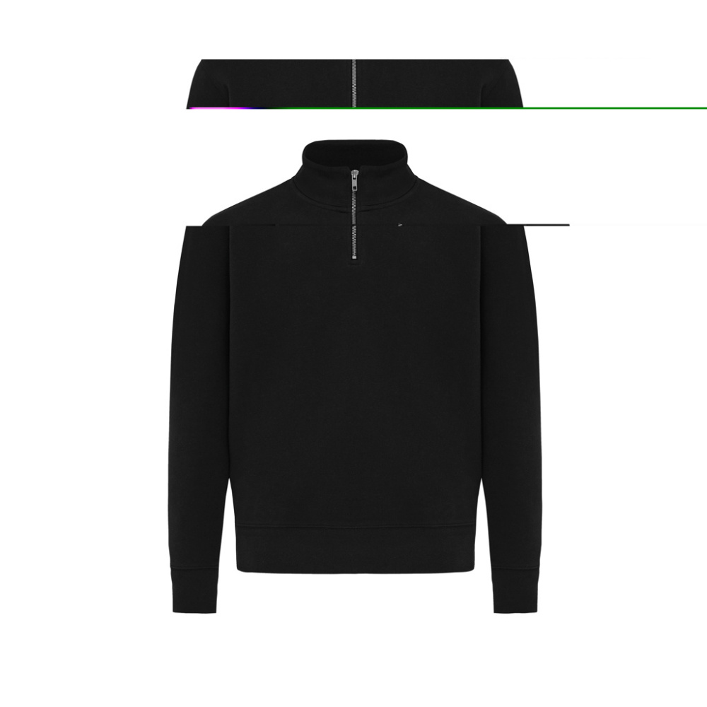 Logotrade promotional merchandise picture of: IQONIQ Elgon recycled cotton quarter zip sweater