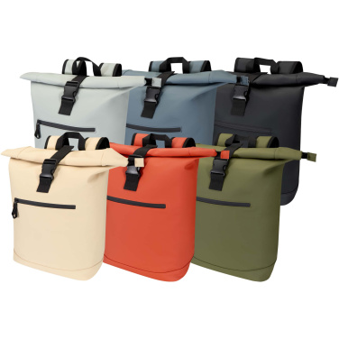 Logotrade promotional giveaway picture of: Resi Plus 15" GRS recycled roll-top backpack 18L