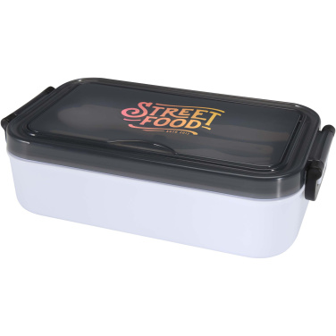 Logotrade promotional merchandise image of: Snappy lunch box and cutlery set