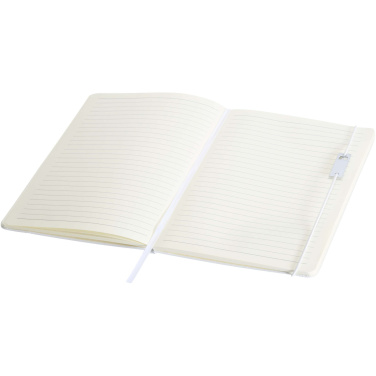 Logo trade advertising products picture of: Legato Elegance A5 hard cover notebook and rollerball pen set