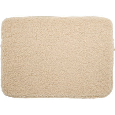 Logo trade promotional giveaways picture of: Bear 13" GRS recycled sherpa laptop sleeve 2L