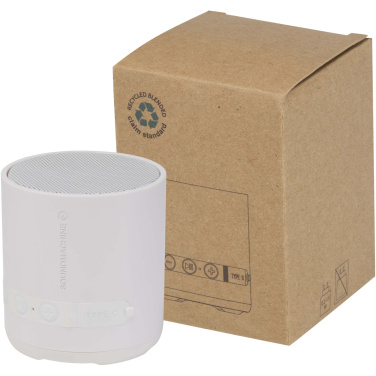 Logotrade promotional giveaway picture of: Hunor 3W recycled plastic wireless speaker