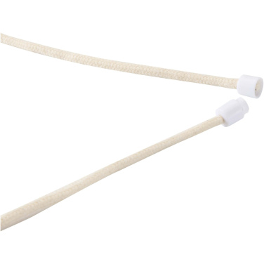 Logotrade corporate gifts photo of: Adhab smartphone lanyard with bamboo details
