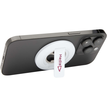 Logotrade business gift image of: Ain recycled plastic magnetic phone stand with bottle opener
