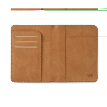 Logo trade corporate gifts image of: VINGA Bosler RCS RFID passport cover