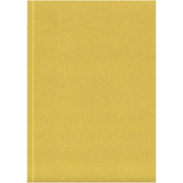 Logo trade promotional giveaways image of: Novella Austen A5 metallic soft cover notebook - 100 sheets