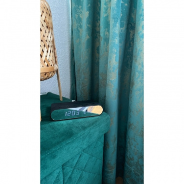 Logo trade advertising products image of: Alarm Clock and Wireless Charger ADELAIDE