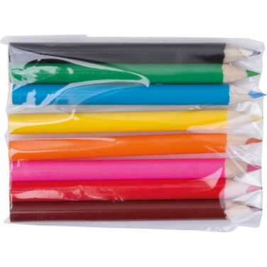 Logotrade advertising products photo of: Case with Colored Pencils CARLTON
