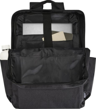 Logo trade promotional giveaways image of: Libra 15” GRS recycled laptop backpack 15L