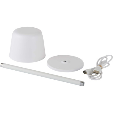 Logo trade advertising product photo of: Alya rechargeable dimmable table lamp with 3 light modes
