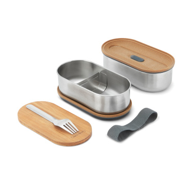 Logotrade promotional item picture of: Black+Blum Stainless Steel Double Bento Box