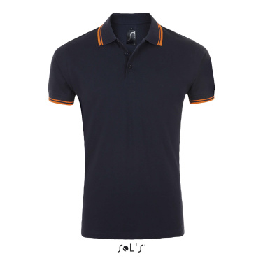 Logo trade promotional merchandise image of: PASADENA men polo 200g