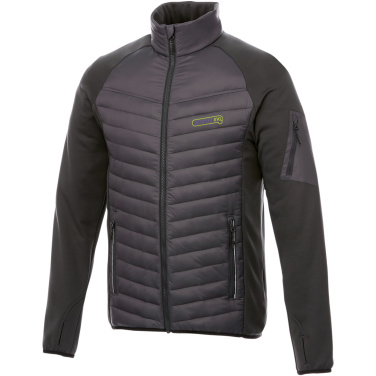 Logo trade promotional giveaways picture of: Banff men's hybrid insulated jacket