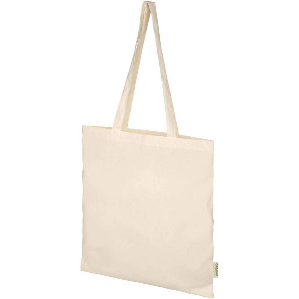 Logotrade promotional gift image of: Odisha 100 g/m² OCS organic tote bag 7L