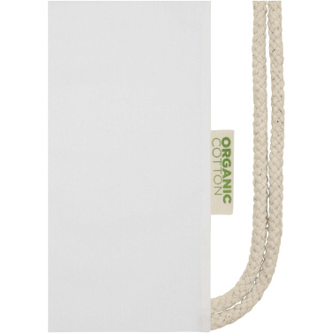 Logo trade business gift photo of: Odisha 140 g/m² OCS organic drawstring bag 5L