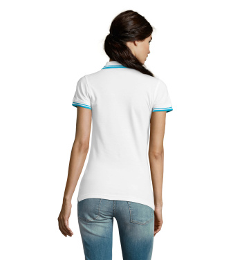 Logo trade advertising products image of: PASADENA women polo 200g