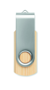Logo trade corporate gift photo of: Techmate bamboo USB 16GB       MO6898-40