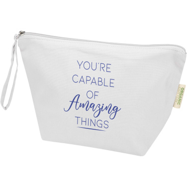 Logotrade business gift image of: Odisha 180 g/m² OCS organic large accessory pouch 3L