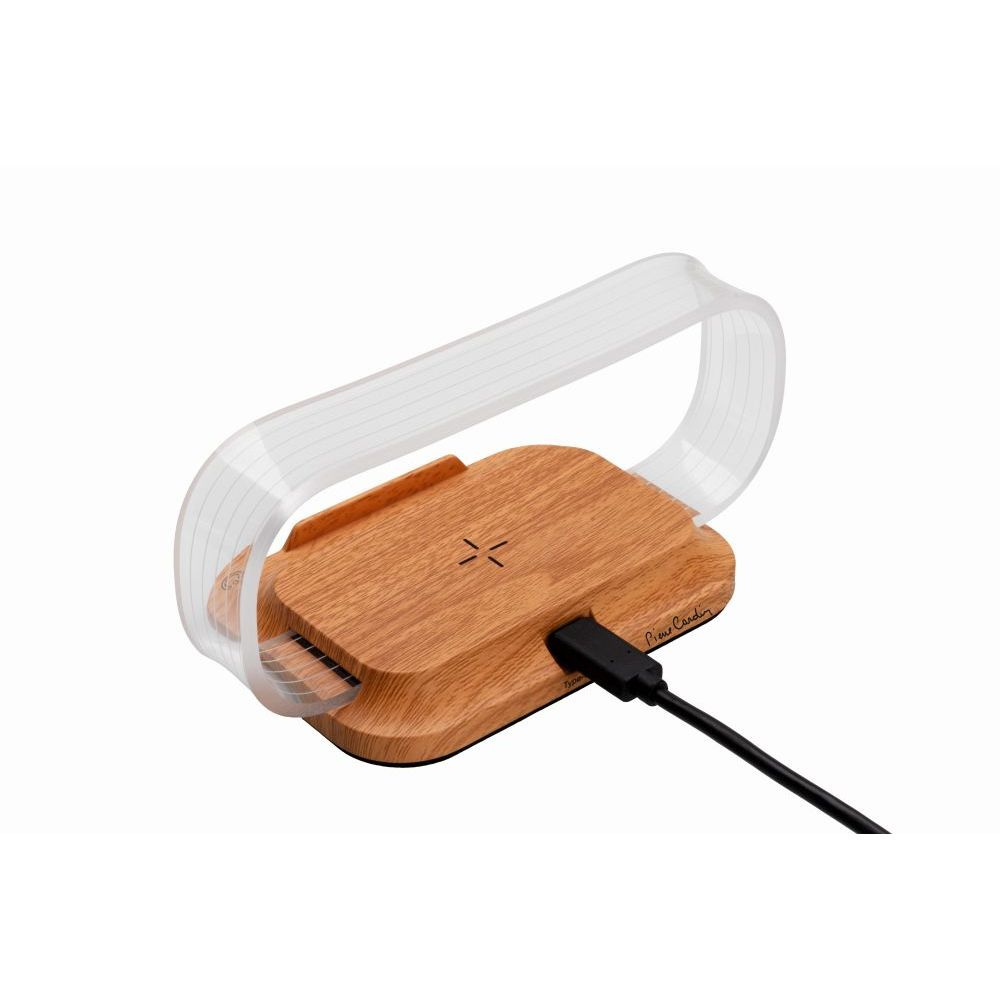 Logotrade advertising products photo of: Phone stand with wireless charger JEROME Pierre Cardin