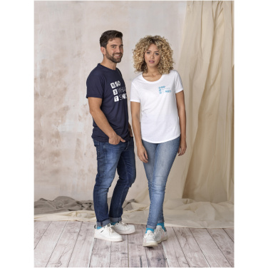 Logo trade promotional giveaways image of: Jade short sleeve men's GRS recycled t-shirt 