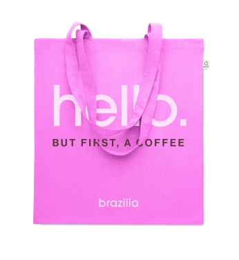 Logo trade promotional items image of: Recycled cotton shopping bag