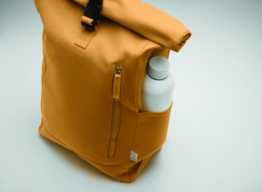 Logotrade promotional gift image of: Roll top backpack 390 gr/m²
