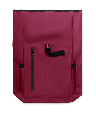 Logo trade promotional giveaway photo of: Rolltop laptop rucksack 600D