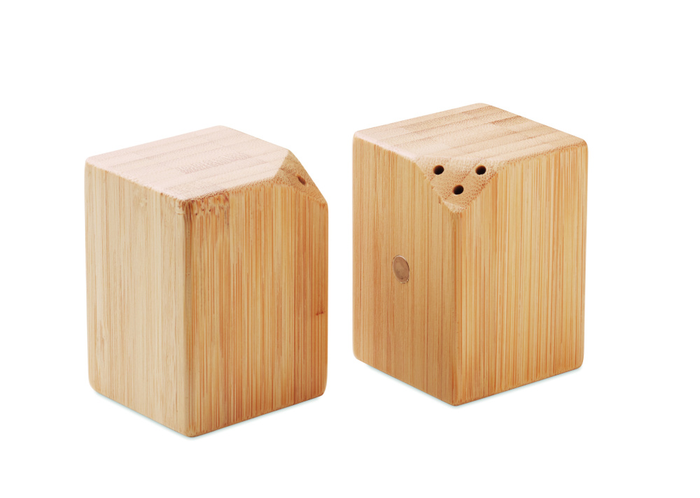 Logotrade promotional merchandise photo of: Bamboo salt & pepper set