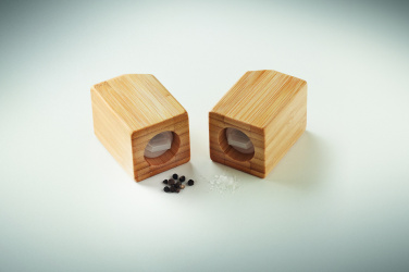 Logotrade promotional gift image of: Bamboo salt & pepper set