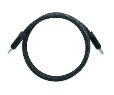 Logo trade business gift photo of: Braided magnetic cable in RPET