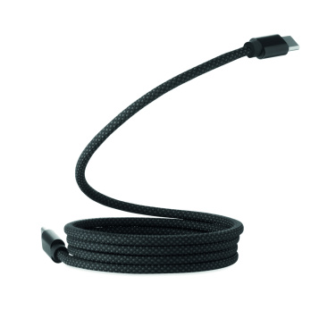 Logotrade corporate gift picture of: Braided magnetic cable in RPET