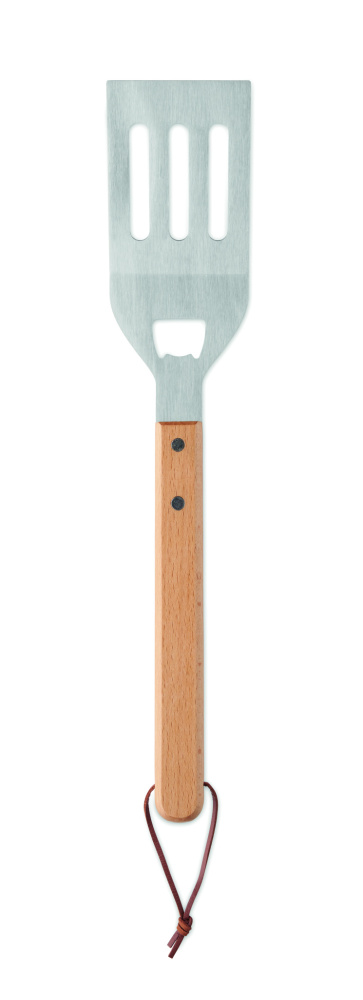 Logo trade corporate gifts image of: BBQ spatula in beechwood