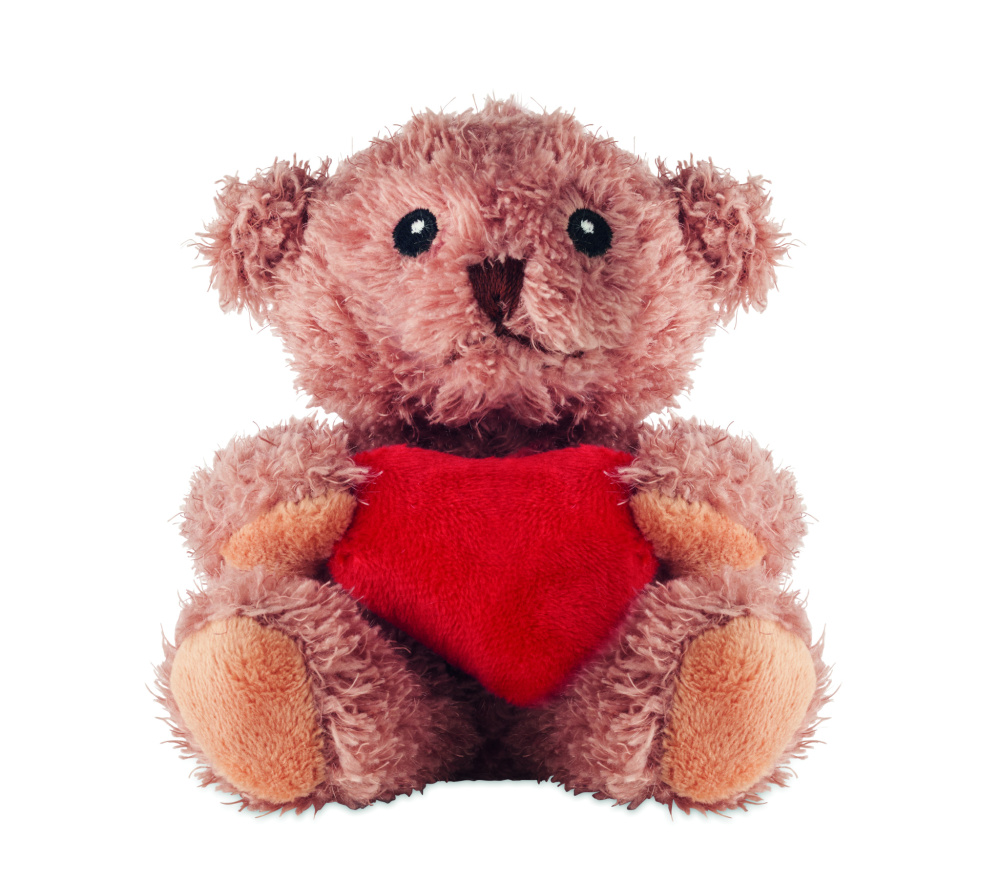 Logotrade promotional gift image of: Teddy bear plush with heart