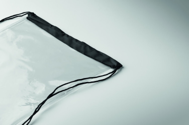 Logotrade advertising products photo of: Transparent drawstring bag