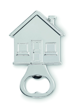 Logo trade promotional merchandise image of: House shape bottle opener