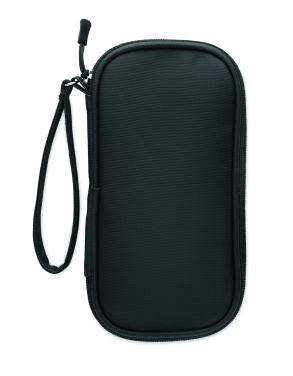 Logo trade business gifts image of: Tech organiser pouch 600D RPET