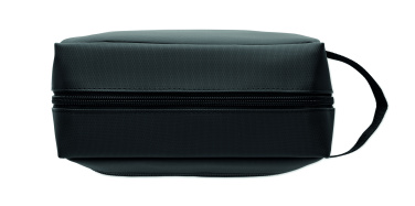 Logotrade promotional product image of: Toiletry bag in 600D RPET