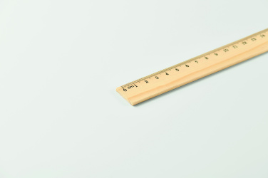 Logo trade business gift photo of: Wooden ruler 20cm