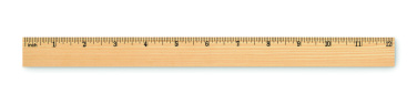 Logo trade promotional products picture of: Wooden ruler 30cm
