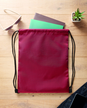 Logotrade promotional item image of: Drawstring bag in 420D RPET