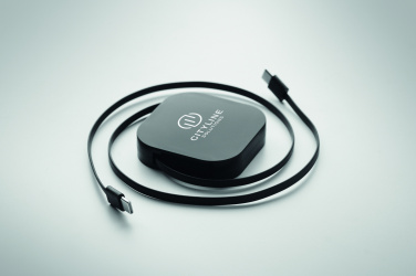 Logo trade advertising products picture of: 100W retractable charging cable