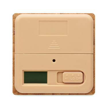 Logo trade corporate gifts picture of: Bamboo twist snooze timer