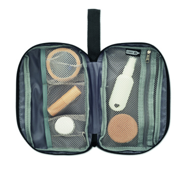 Logotrade promotional gift image of: Toiletry bag 600D RPET
