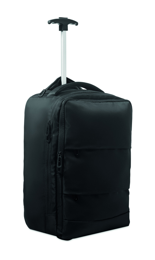 Logo trade promotional gift photo of: Backpack trolley in 290T RPET