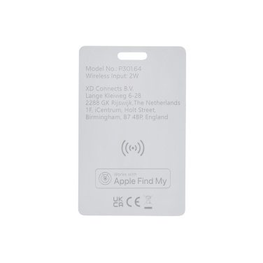 Logo trade promotional merchandise image of: Findit Dual RCS rplastic ultra-thin finder card rechargeable