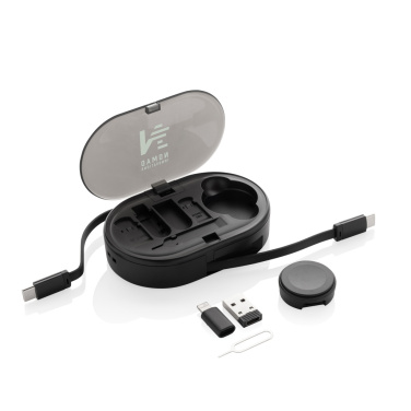 Logotrade promotional item picture of: Chargevix RCS rplastic Multi-functional 60W charging set