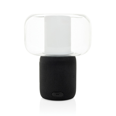 Logo trade business gifts image of: Lux RCS recycled plastic 10W speaker lamp