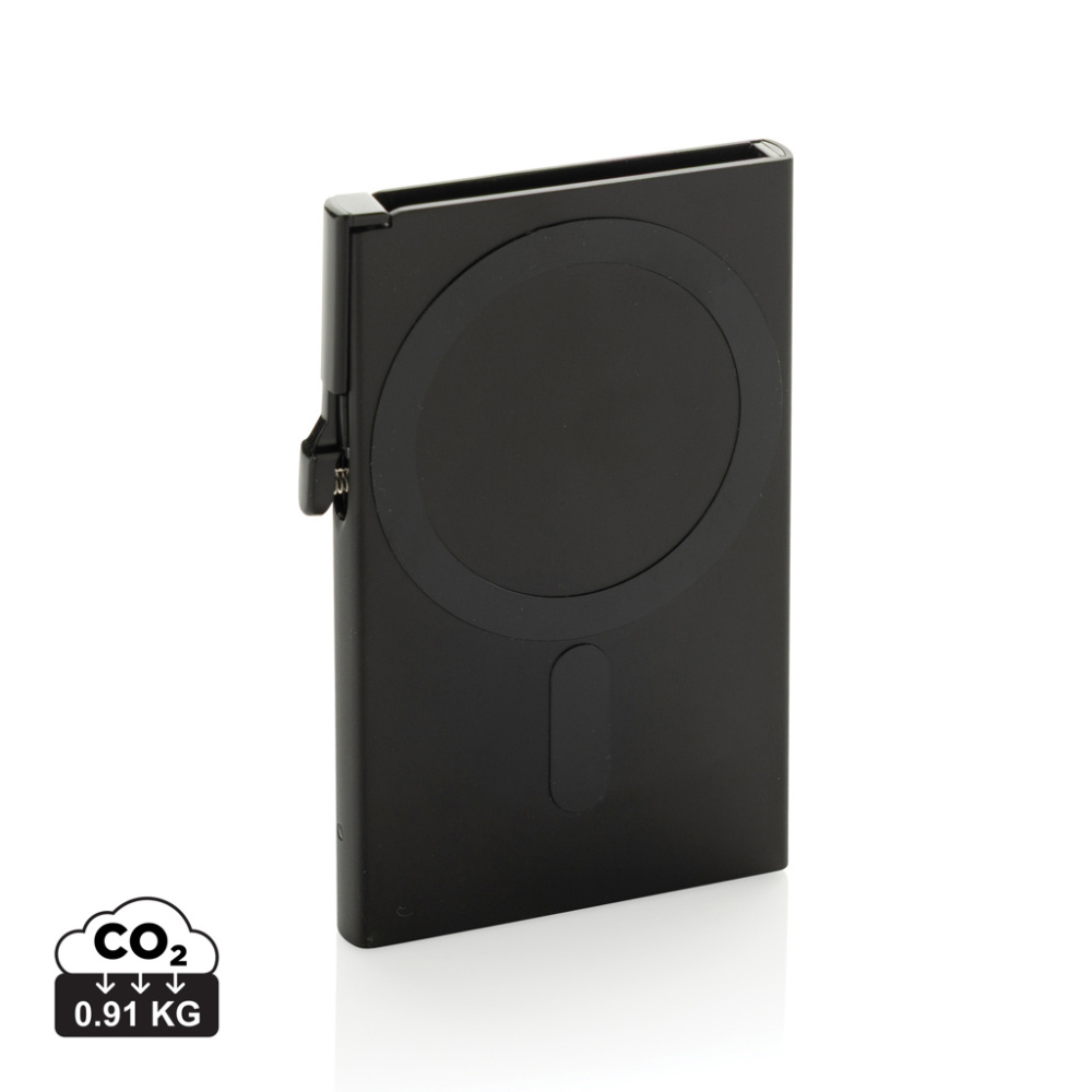 Logo trade promotional items picture of: Standard aluminium RFID magnetic phone cardholder