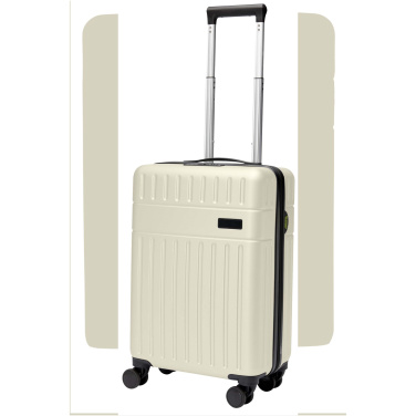 Logo trade corporate gifts image of: Rover 20" GRS recycled cabin trolley 40L